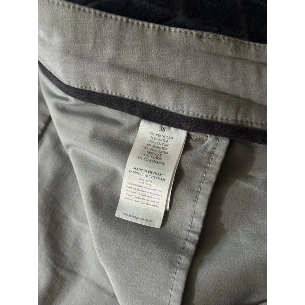 Faherty Shorts Mens Gray All Day Hybrid Quick Dry Stretch Drawstring Size 38